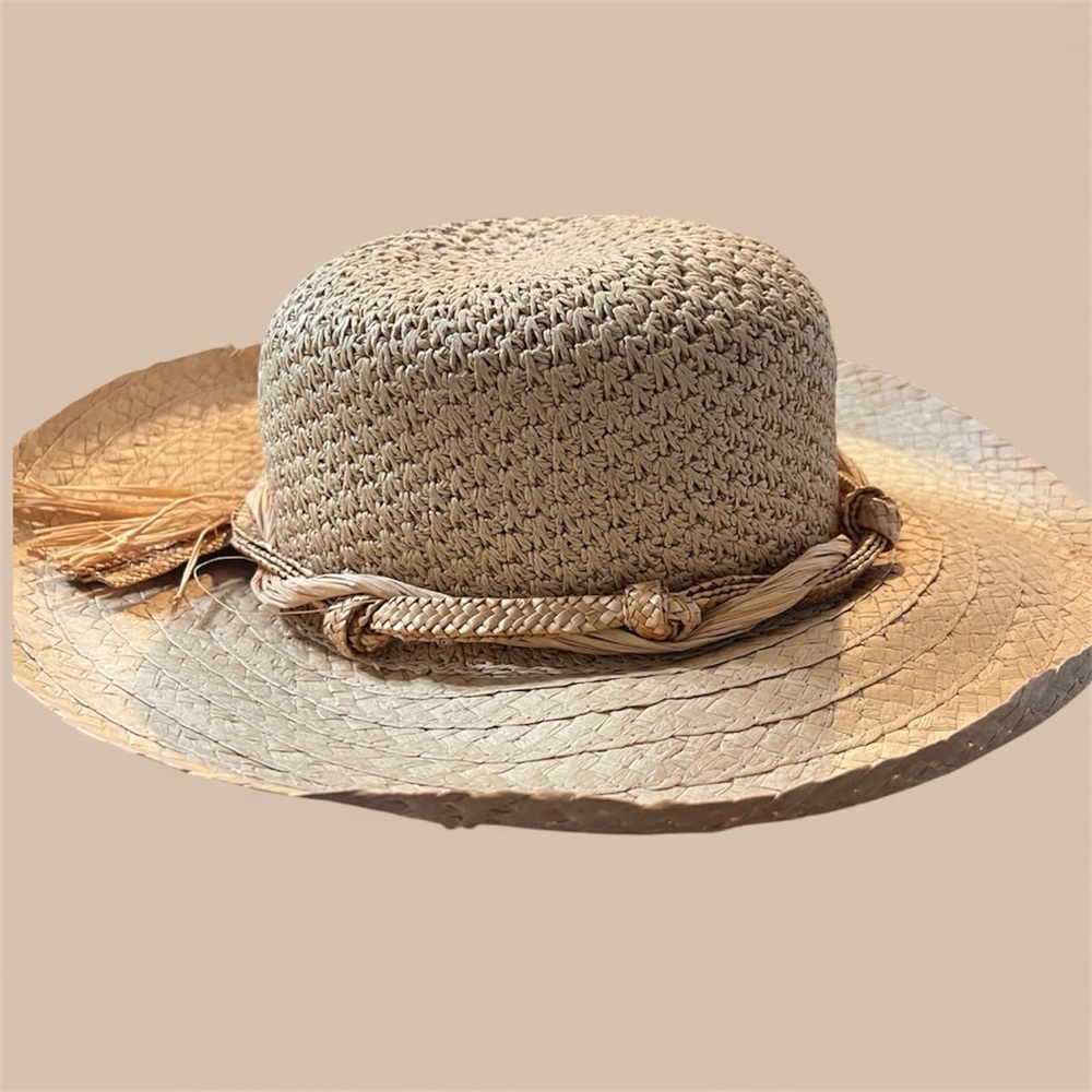 Stylish Western Tan Straw Hat
